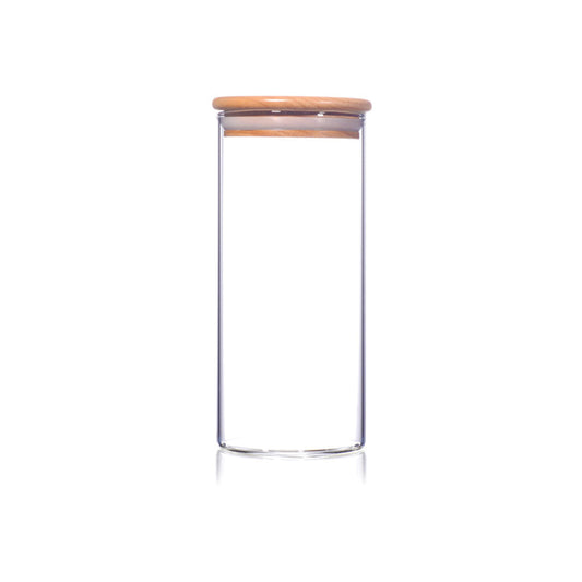 Glass Jar Storage Airtight Bamboo Lid 2.0 Litre