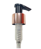 24/410 Pump Bottle Push Type Cap Lid Black/Rose Gold