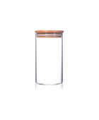 Glass Jar Storage Airtight Bamboo Lid 1.4 Litre