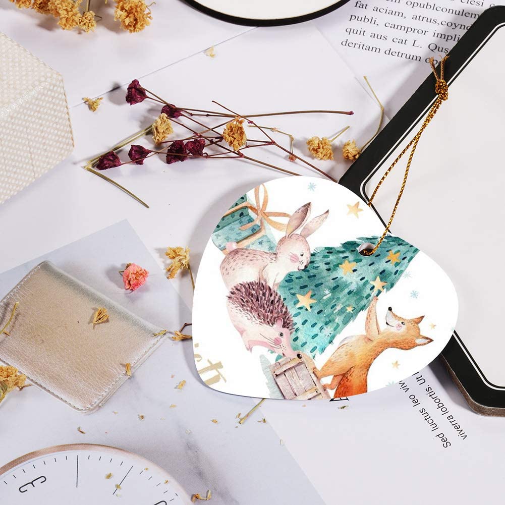 Sublimation Bauble 3'' Heart Blanks