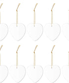 Sublimation Bauble 3'' Heart Blanks