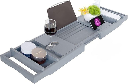 Bathtub Caddy Tray - Grey