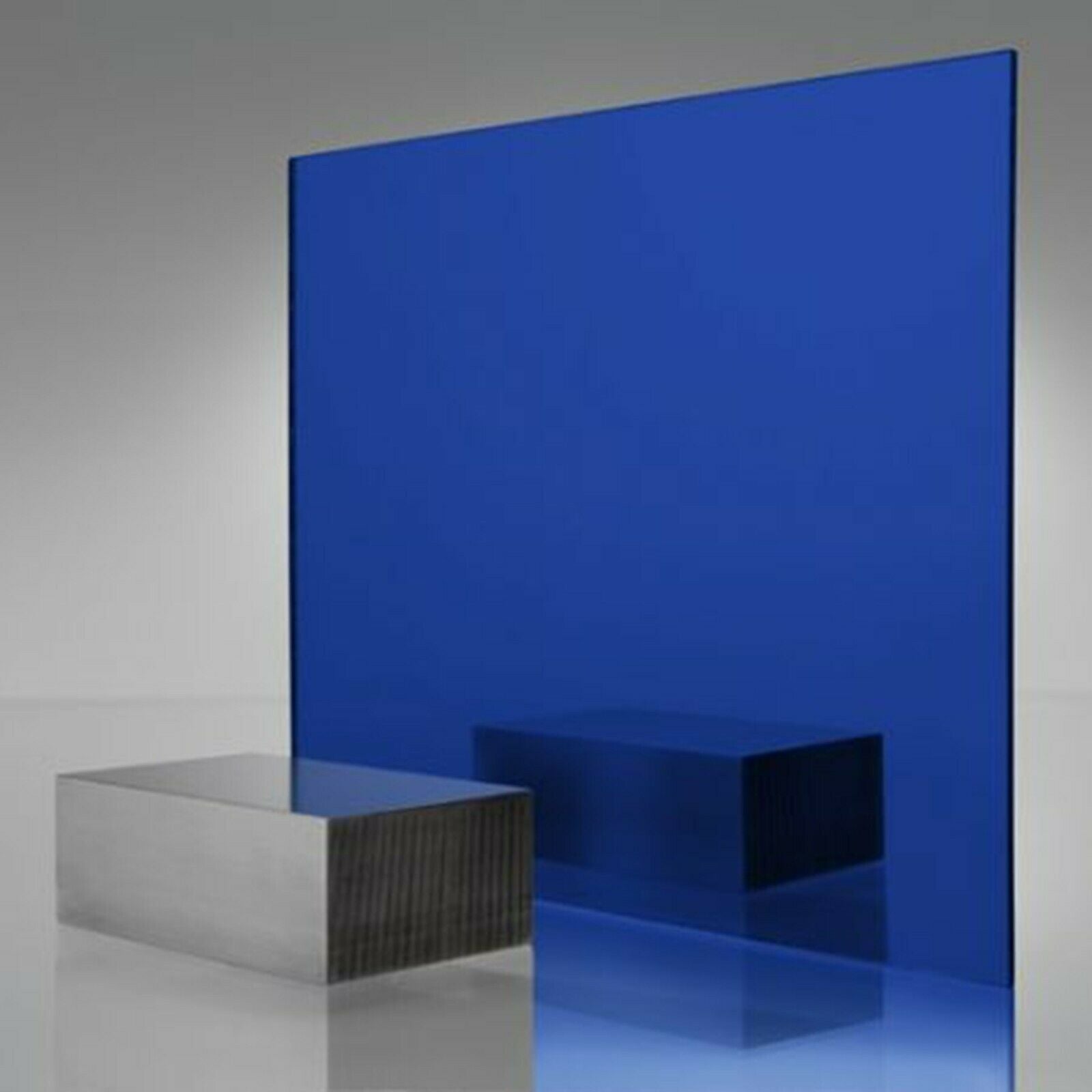 Blue Acrylic Mirror Sheet 4mm Thick Perspex