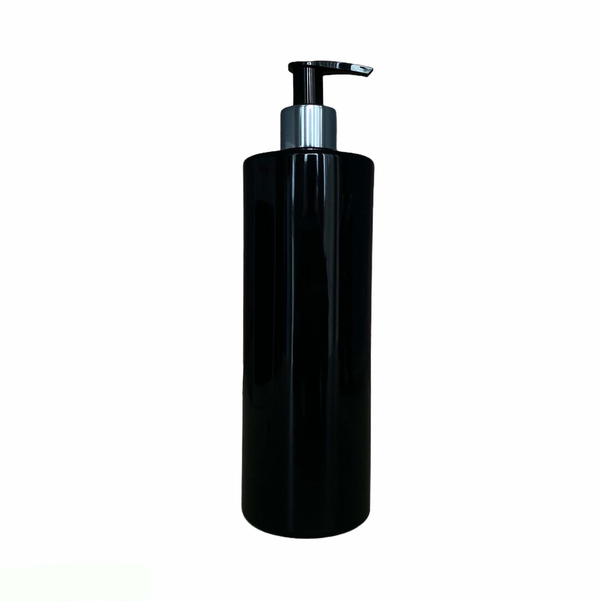 Black and silver outlet soap dispenser