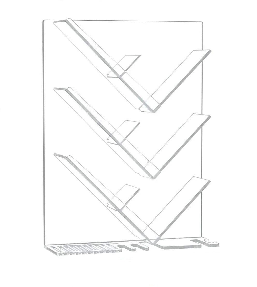 Floating Bathroom Acrylic Shower Caddy Shelf - Clear