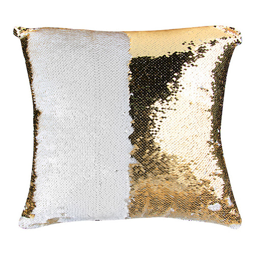 Sublimation Sequin Cover Magic Reveal Sofa Throw Pillow Case 40cm x 40cm