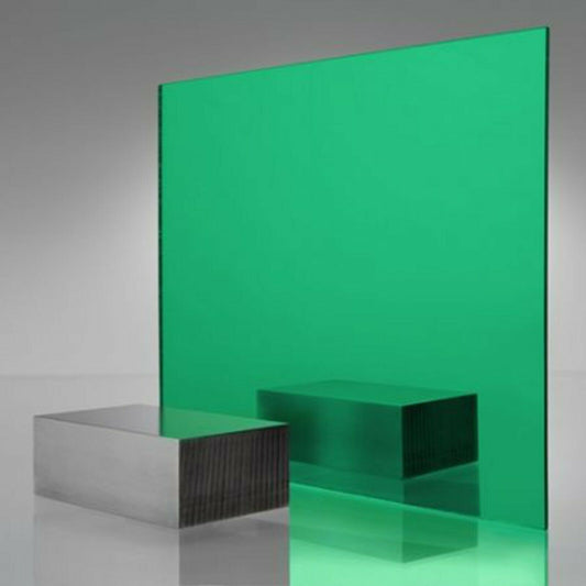 Green Acrylic Mirror Sheet 4mm Thick Perspex