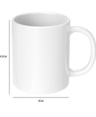 Sublimation Mugs 11oz White Large Handle ORCA Coated AAA Grade