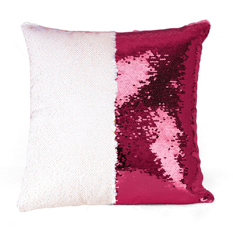 Sublimation Sequin Cover Magic Reveal Sofa Throw Pillow Case 40cm x 40cm