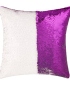 Sublimation Sequin Cover Magic Reveal Sofa Throw Pillow Case 40cm x 40cm