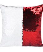 Sublimation Sequin Cover Magic Reveal Sofa Throw Pillow Case 40cm x 40cm
